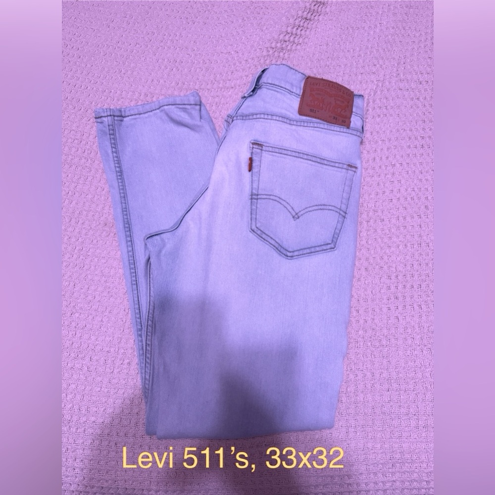 Levi men’s jeans, 33x32